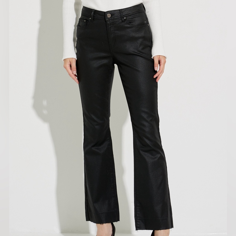 Charlie B Coated Flare Jeans